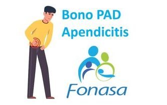valor bono pad fonasa apendicitis